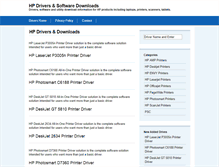 Tablet Screenshot of hp-drivers.com